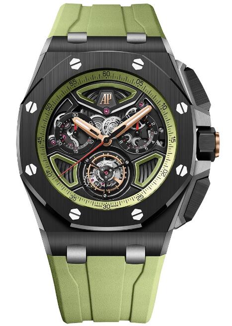 Audemars Piguet Royal Oak Offshore Selfwinding Flying Tourbillon Chronograph 43mm Watch Replica 26622CE.OO.D062CA.01